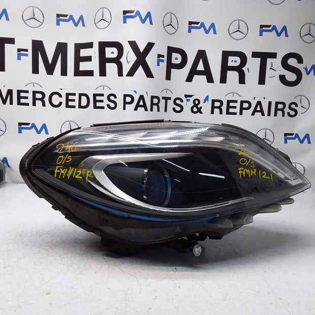 2013 MERCEDES B-CLASS W246 HEADLIGHT DRIVER SIDE OS A2468207461 FMH121 (DAMAGED)