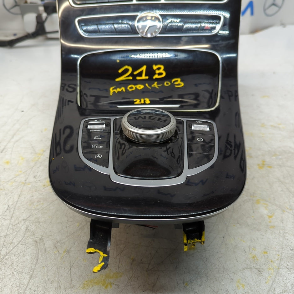  MERCEDES E-CLASS W213 CLIMATE & CENTRE CONSOLE A2139059003 COMPLETE FM001403