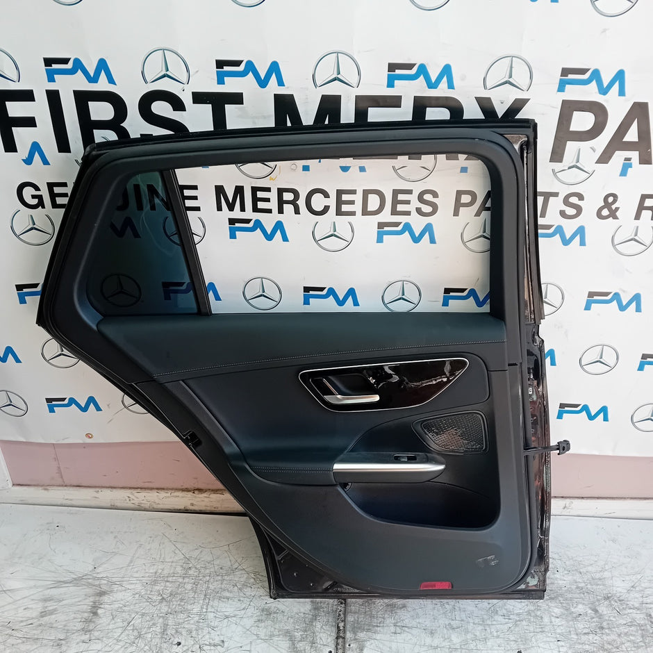 MERCEDES C-CLASS W206 EST PASSENGER REAR DOOR NSR BLACK 2017-20 COMPLETE FMD292