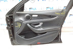 MERCEDES BENZ E-CLASS W213 DRIVER SIDE FRONT DOOR O/S/F COMPLETE BLACK FMD74