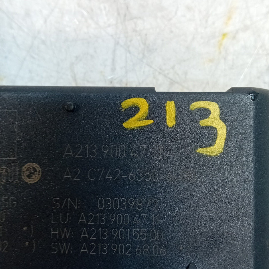 MERCEDES E-CLASS TAILGATE CONTROL MODULE W213 A2139004711 2016 ON FM001255