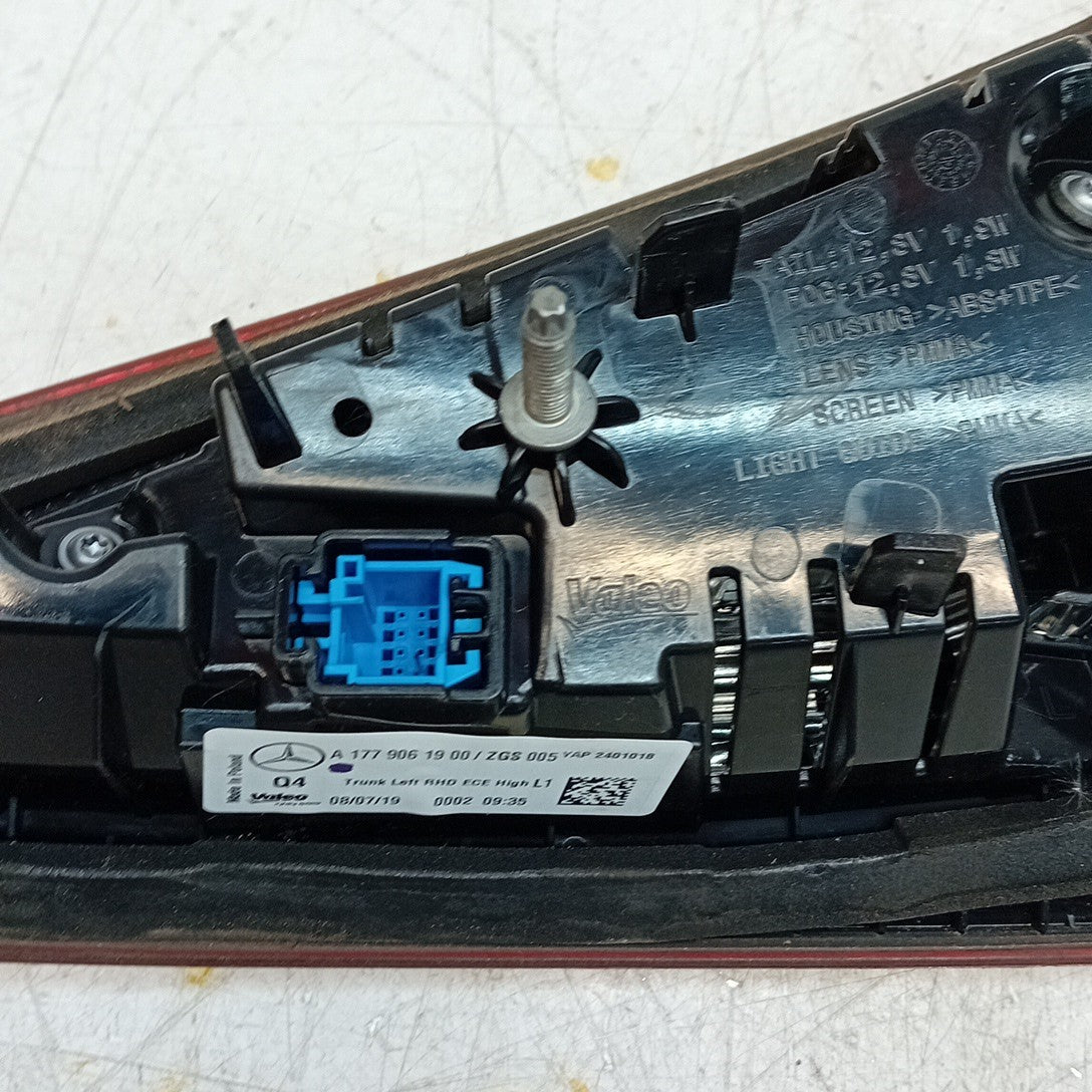 MERCEDES A-CLASS W177 PASSENGER LEFT NS REAR INNER TAIL LIGHT A1779061900 FMT238