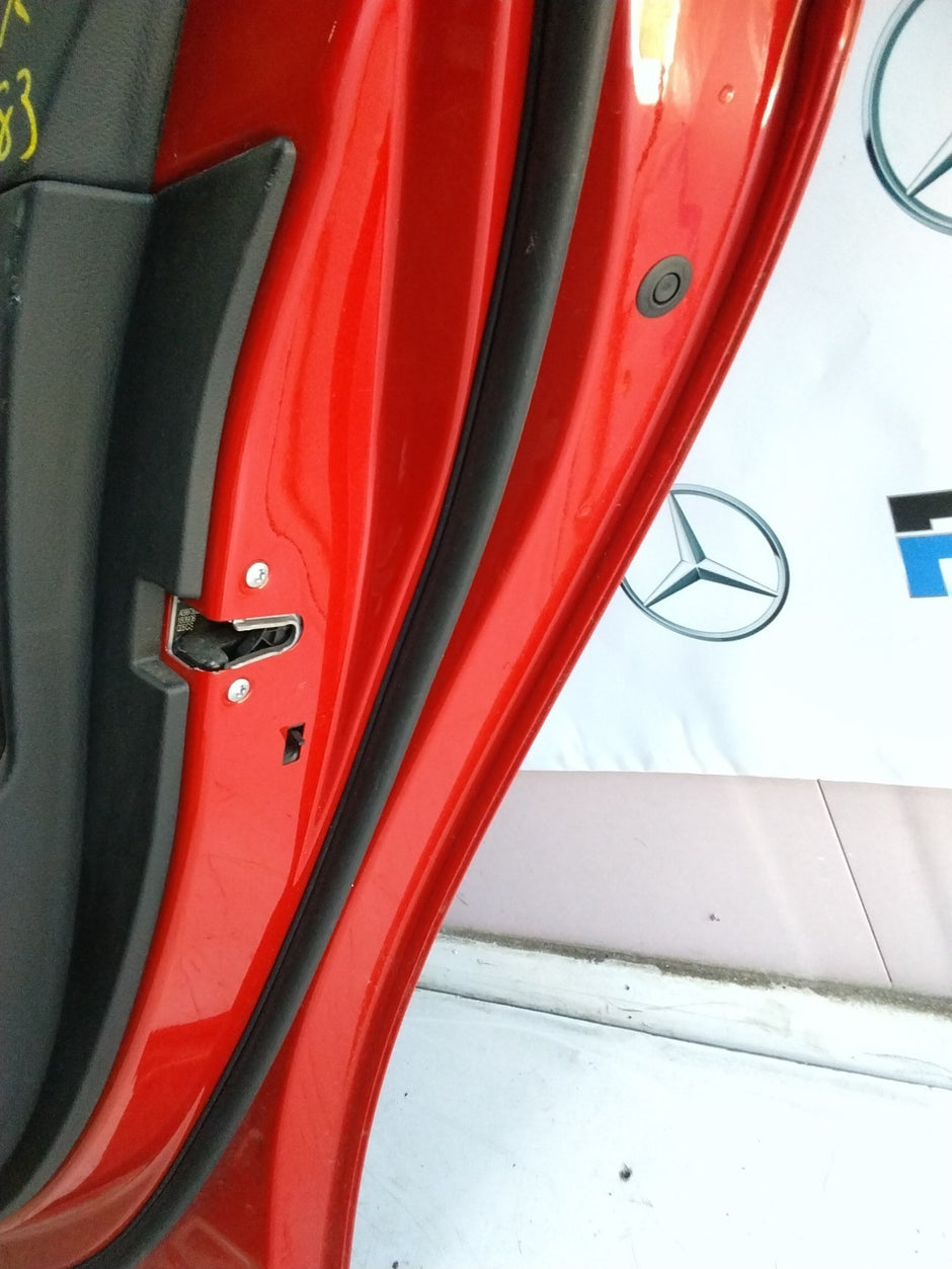 MERCEDES BENZ A-CLASS W177 DRIVER SIDE REAR DOOR O/S/R COMPLETE RED FMD83