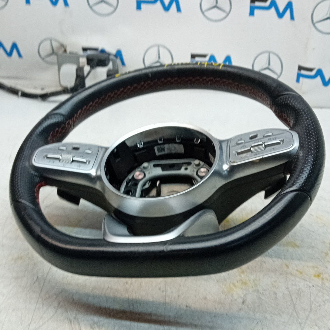 MERCEDES W205 C-CLASS MULTIFUNCTION STEERING WHEEL FL 2014 A0050004599 FM001401