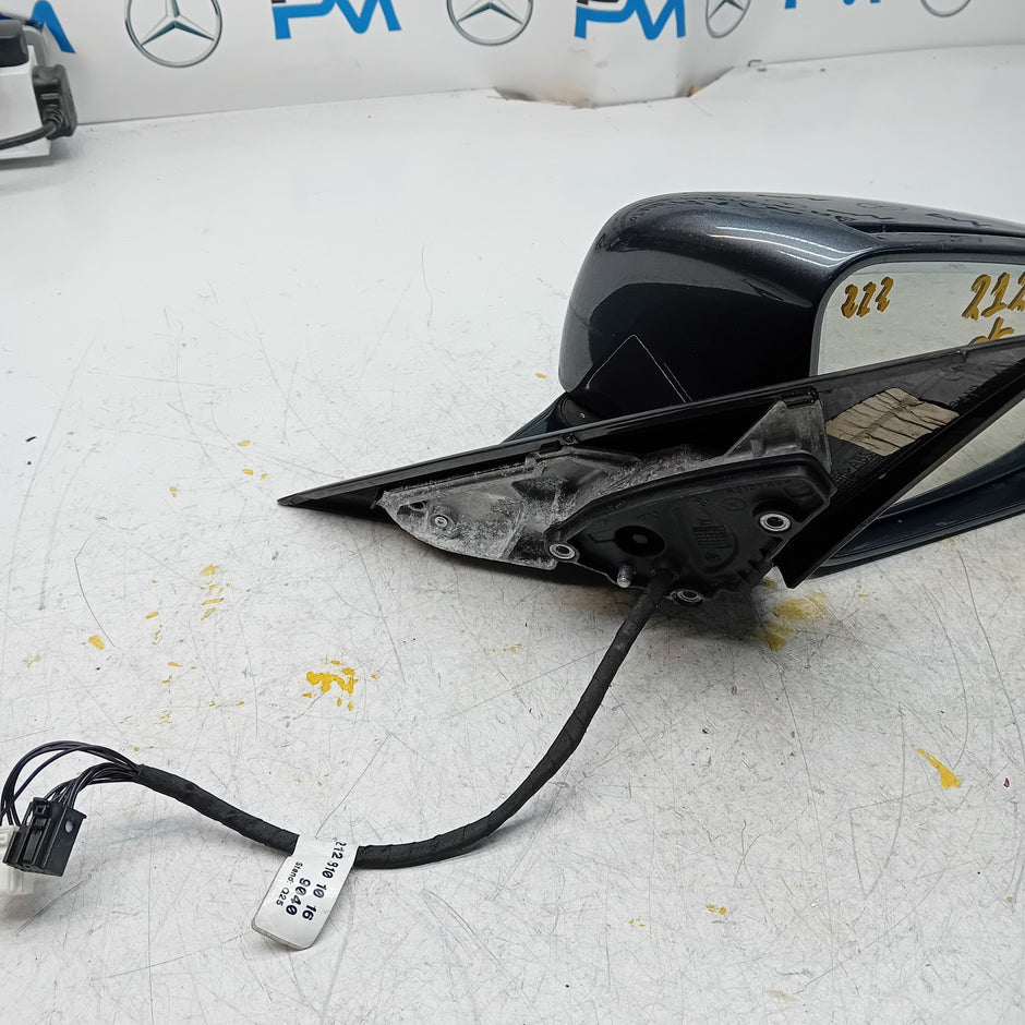MERCEDES BENZ  E-CLASS  W212 DRIVER SIDE WING MIRROR GREY A2129101016 PL FMM43
