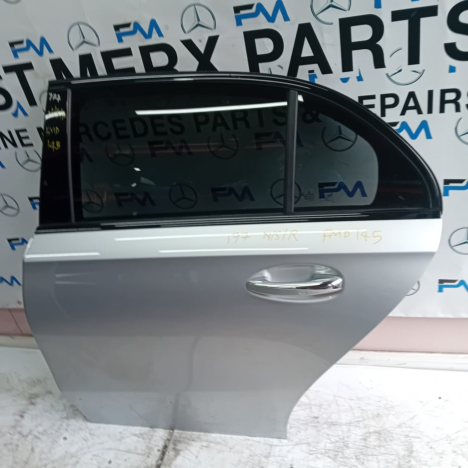 MERCEDES BENZ A-CLASS W177 PASSENGER SIDE REAR DOOR N/S/R SILVER  FMD145