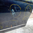 MERCEDES C-CLASS W204 SLN DRIVER REAR DOOR OSR BLUE 2009-2014 FMD438