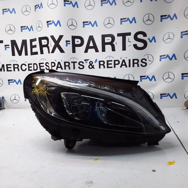 2017 MERCEDES C CLASS W205 HEADLIGHT FACELIFT DRIVER OS A2059069504 FMH102