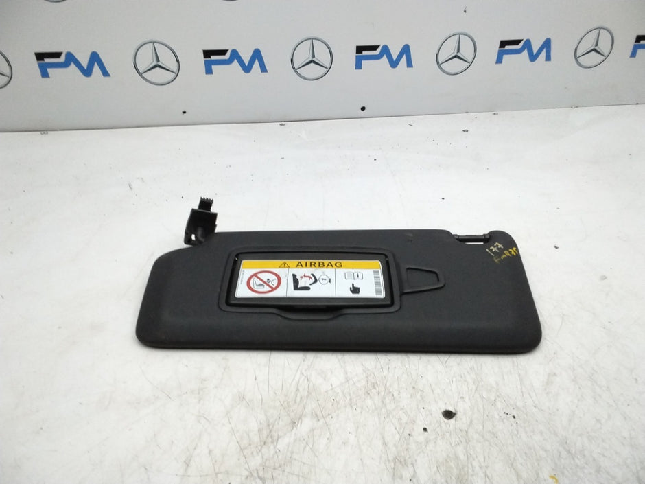  MERCEDES A-CLASS W177 FRONT PASSENGER SIDE SUNVISOR A1778106100 FMR44 (DAMAGED)