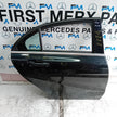 MERCEDES A-CLASS W176 DRIVER REAR DOOR OSR BLACK 2012-2018 COMPLETE FMD444