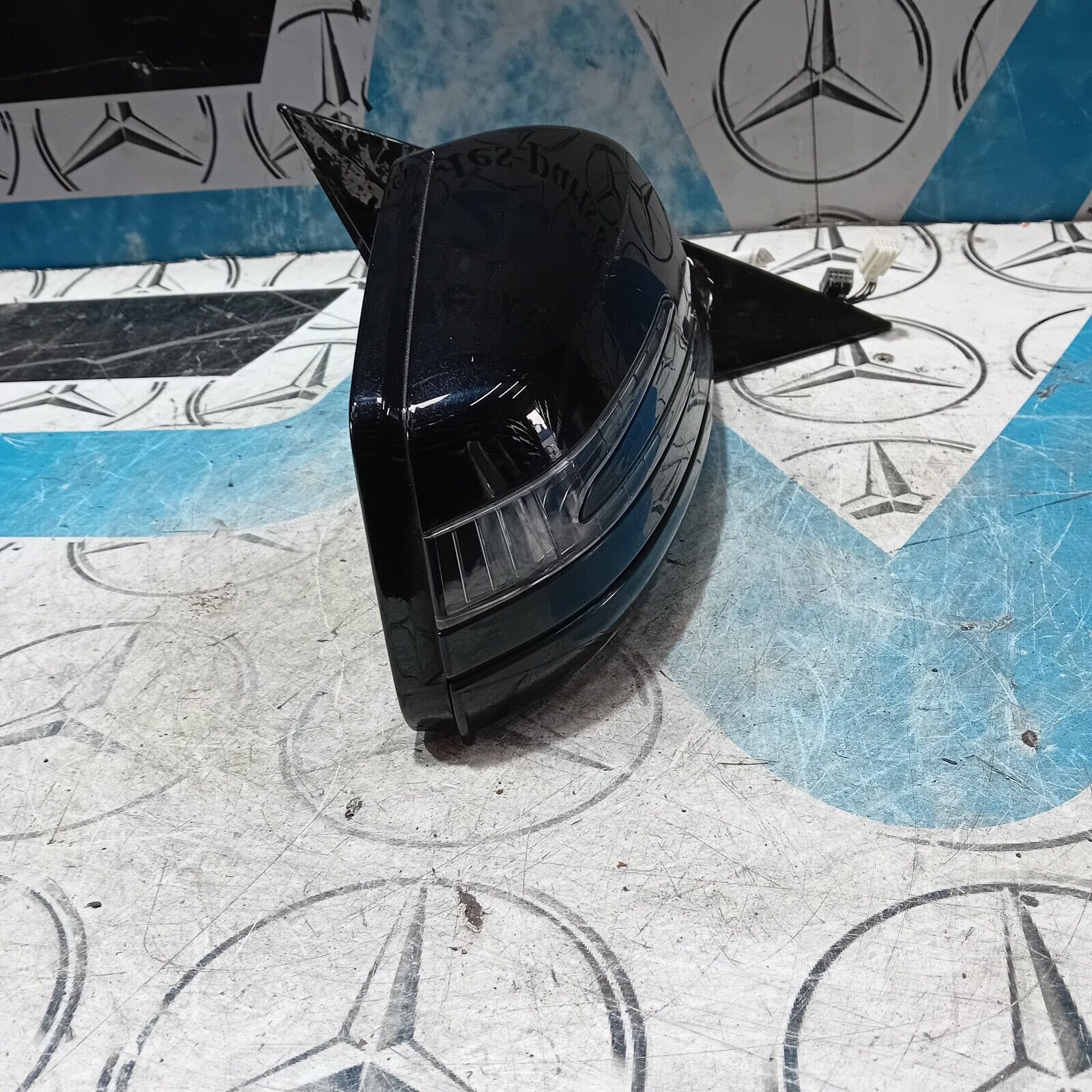 MERCEDES E CLASS DOOR MIRROR RIGHT POWERFOLD BLACK  A2078100200  2009-17