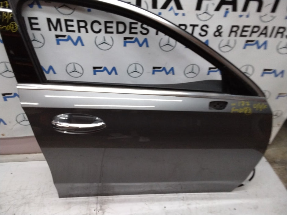 MERCEDES BENZ A-CLASS W177 DRIVER SIDE FRONT DOOR O/S/F COMPLETE GREY FMD73