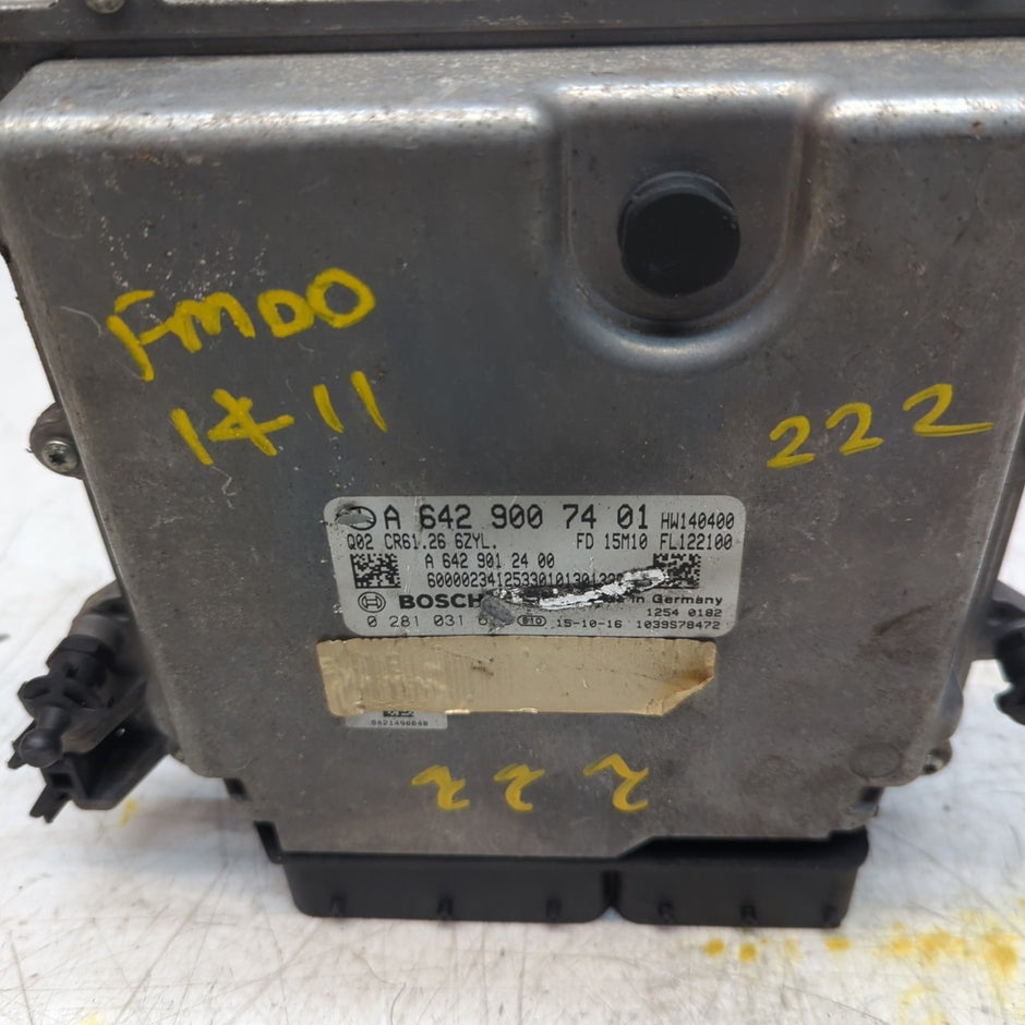 MERCEDES S-CLASS W222 ECU DIESEL ENGINE CONTROL MODULE A6429007401 FM001411