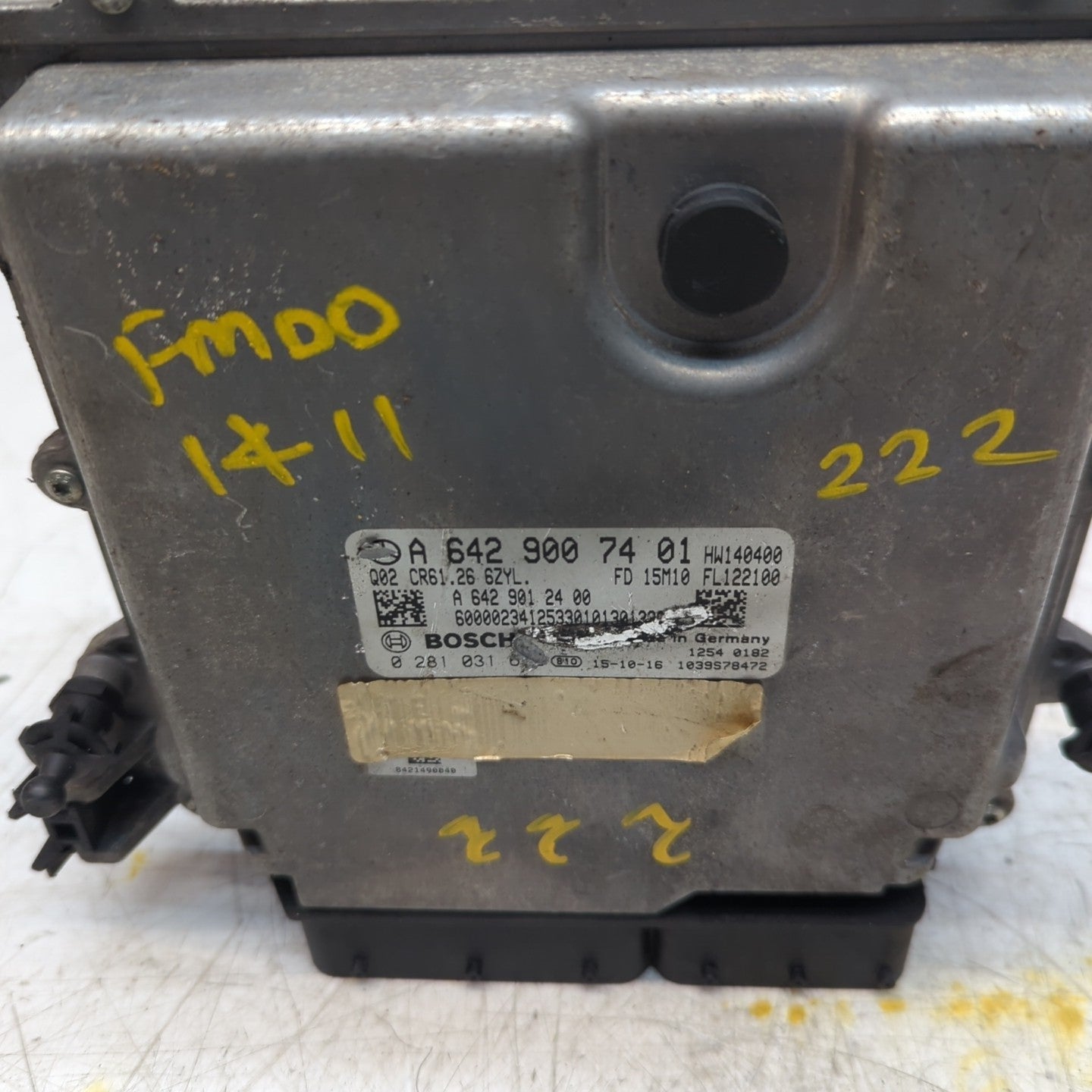 MERCEDES S-CLASS W222 ECU DIESEL ENGINE CONTROL MODULE A6429007401 FM001411