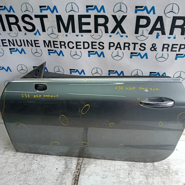 MERCEDES E-CLASS W238 PASSENGER FRONT DOOR NSF 2016 ON GREY COMPLETE FMD407