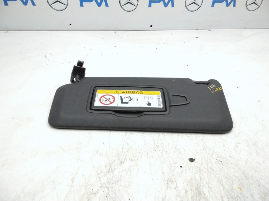  MERCEDES A-CLASS W177 FRONT PASSENGER SIDE SUNVISOR A1778106100 FMR44 (DAMAGED)