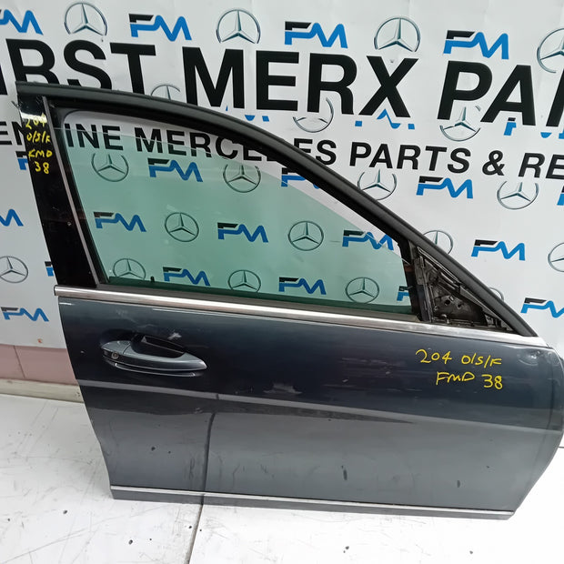 MERCEDES C-CLASS W204 DRIVER SIDE FRONT DOOR O/S/F COMPLETE GREY FMD38