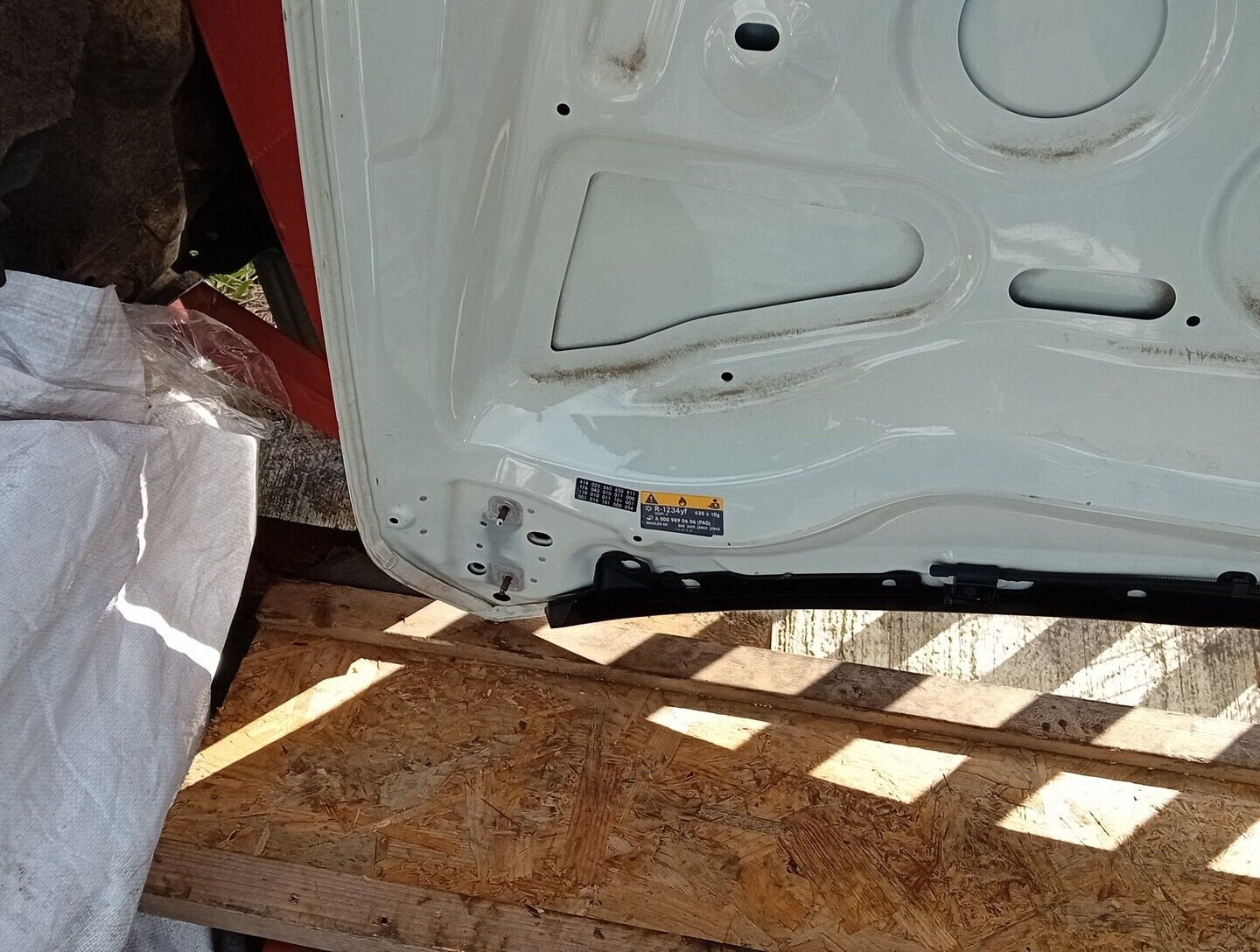 Mercedes-benz A Class W176 1.8 Diesel 2013 Bonnet CALCITE WHITE 650
