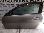 MERCEDES BENZ C-CLS W204 SLN PASSENGER FRONT DOOR NSF SILVER 2008-14  FMD595