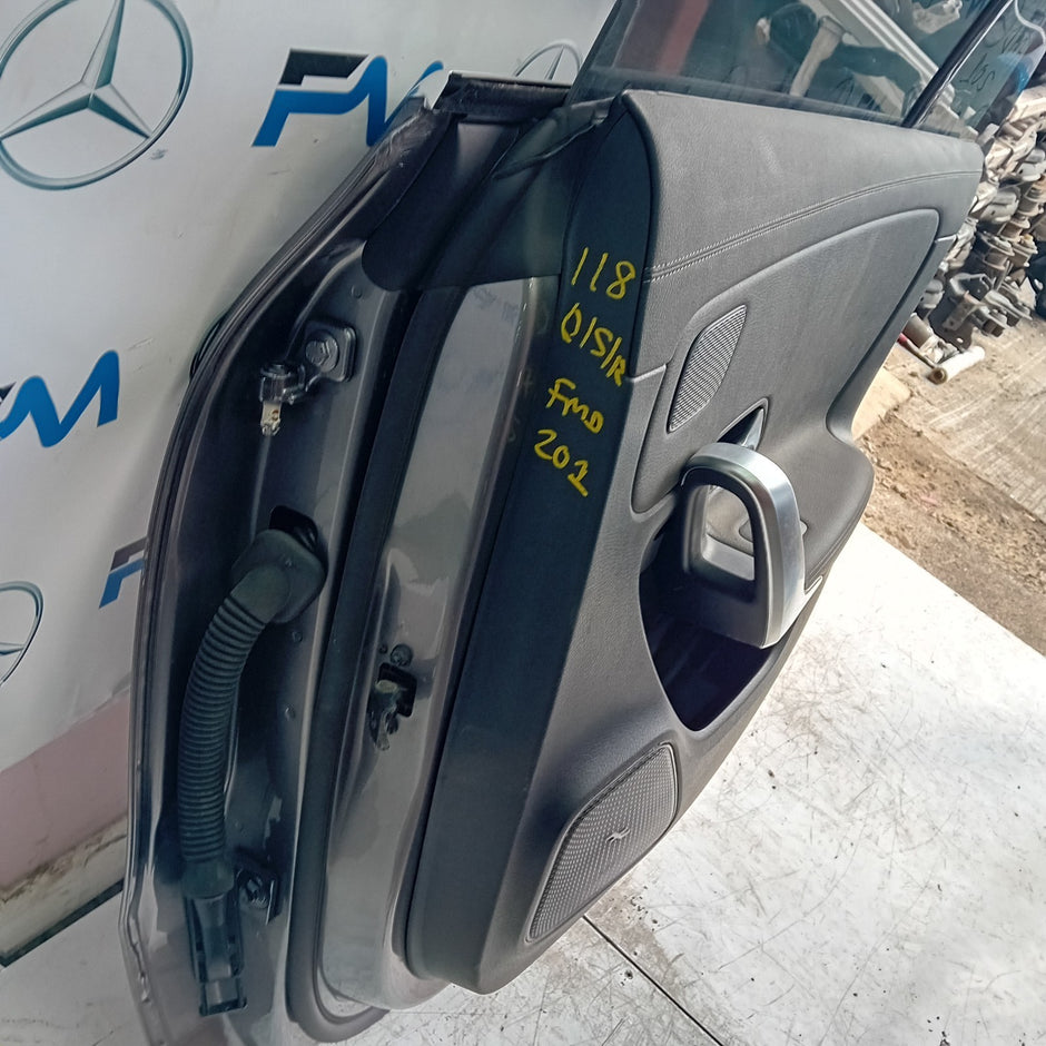 MERCEDES BENZ CLA C118 DRIVER REAR DOOR OSR GREY 2019 ON COMPLETE FMD201