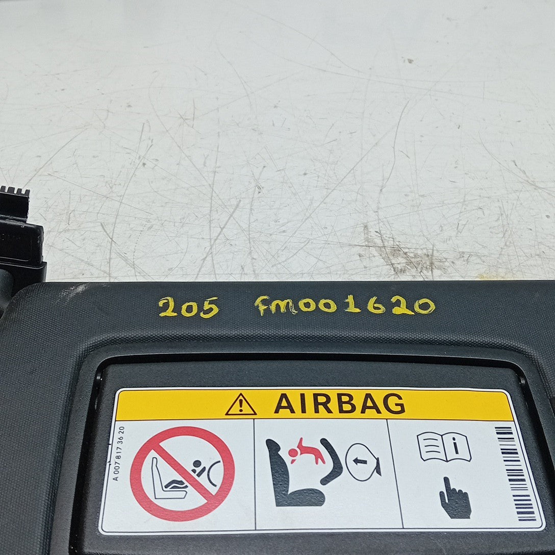MERCEDES C-CLASS W205 SUN VISOR PASSENGER SIDE BLACK A0078173620 2014 FM001620