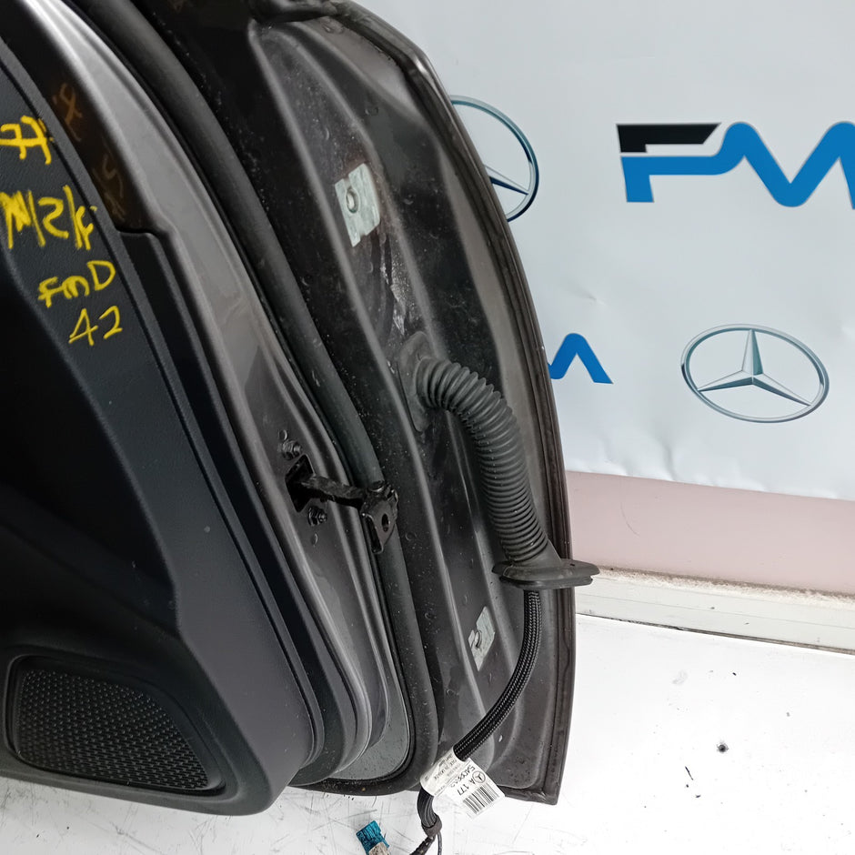 MERCEDES BENZ A-CLASS W177 PASSENGER SIDE FRONT DOOR N/S/F COMPLETE GREY FMD42