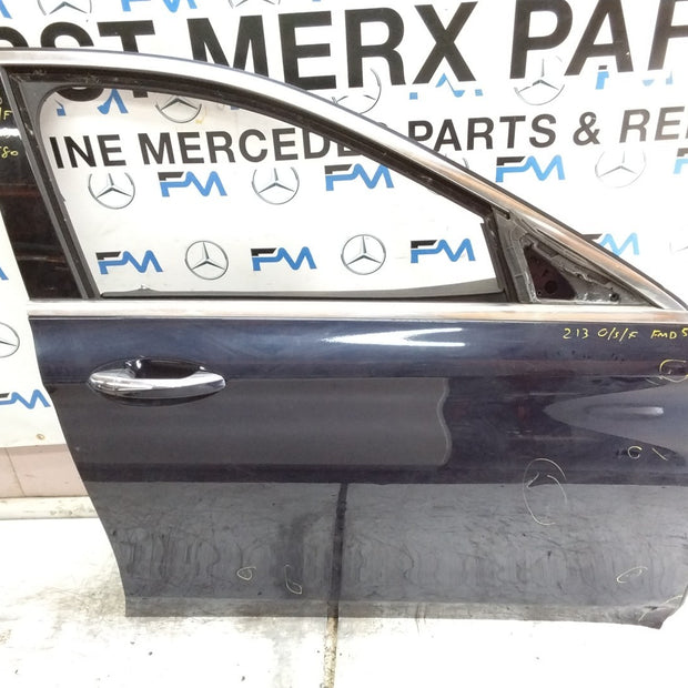 MERCEDES BENZ  E-CLASS W213 SLN DRIVER FRONT DOOR OSF BLUE 2016-20  FMD580