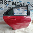 MERCEDES BENZ  A-CLASS W176 DRIVER REAR DOOR OSR RED 2012-18 COMPLETE FMD257