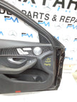 MERCEDES BENZ C-CLASS W205 PASSENGER SIDE FRONT DOOR N/S/F COMPLETE BLACK FMD79