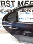 MERCEDES BENZ C-CLASS W205 DRIVER SIDE REAR DOOR O/S/R COMPLETE BLUE FMD87