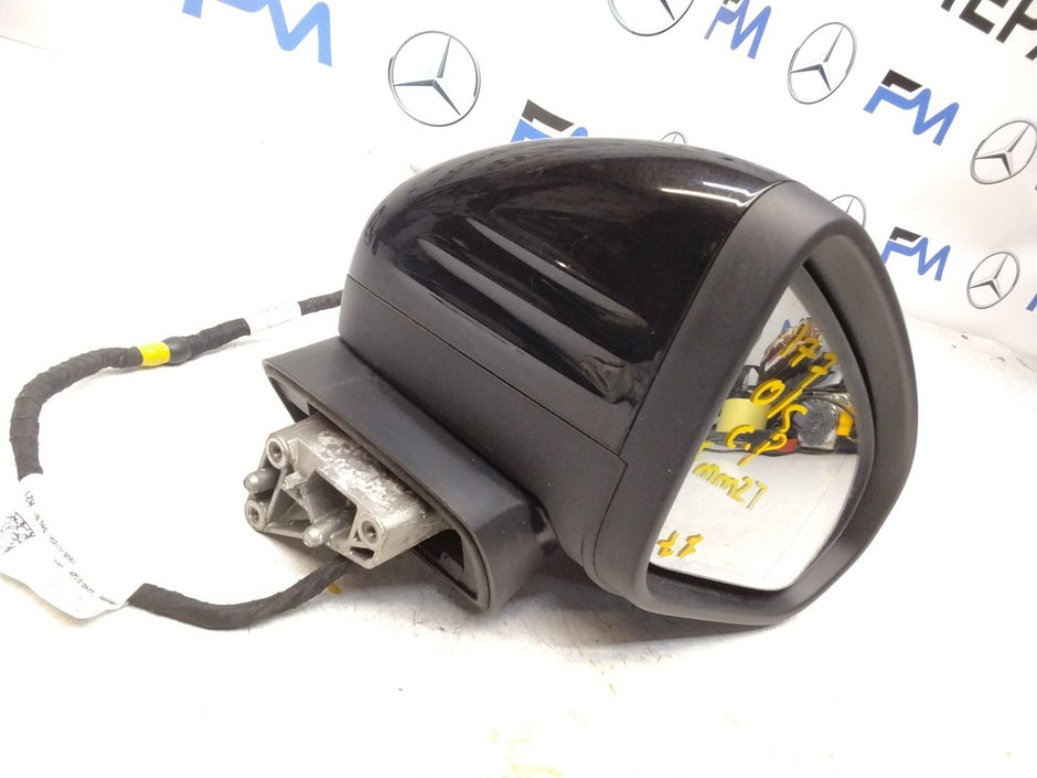 MERCEDES A-CLASS  W177 DRIVER SIDE WING MIRROR A1778101200 BLACK FMM27