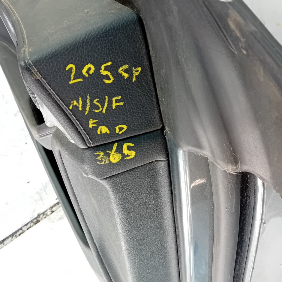 MERCEDES C-CLASS W205 CP PASSENGER FRONT DOOR NSF 2016 ON GREY COMPLETE FMD365