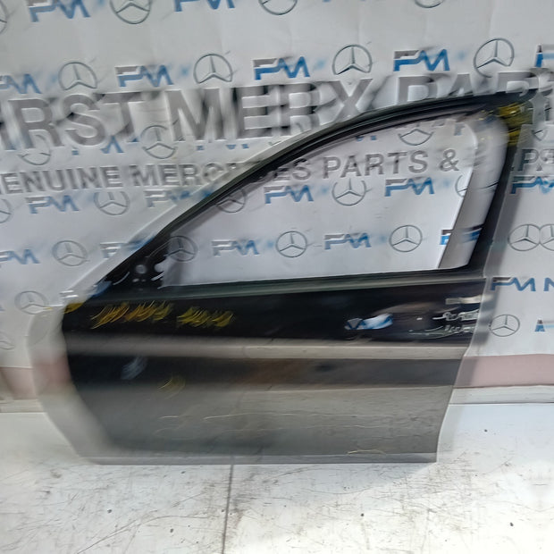 MERCEDES BENZ C-CLASS W205 PASSENGER SIDE FRONT DOOR N/S/F BLACK FMD117