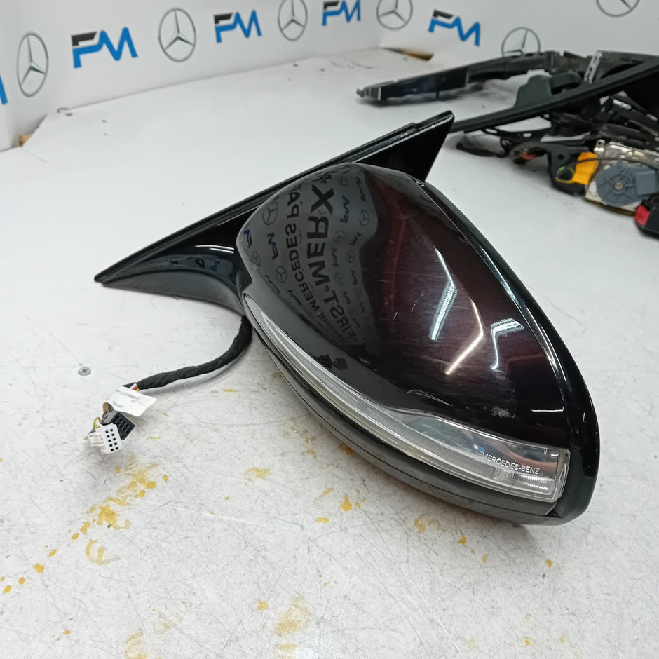 MERCEDES S-CLASS W222 PASSENGER SIDE WING MIRROR BROWN A2228101301 PL FMM45