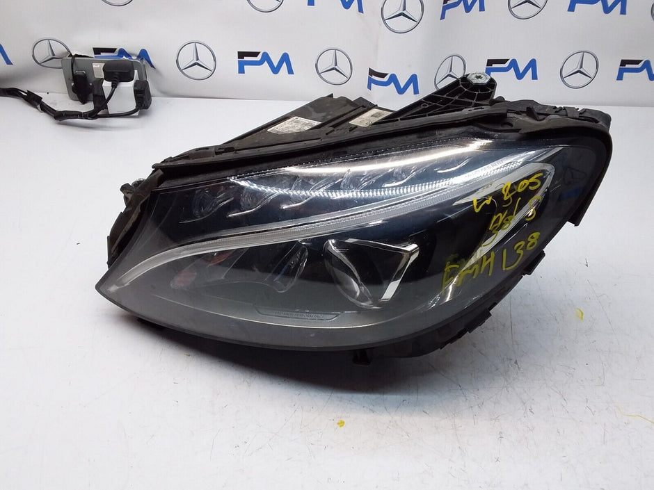 2014 MERCEDES C-CLASS W205 HEADLIGHT PASSENGER NS A1698201361 FMH138