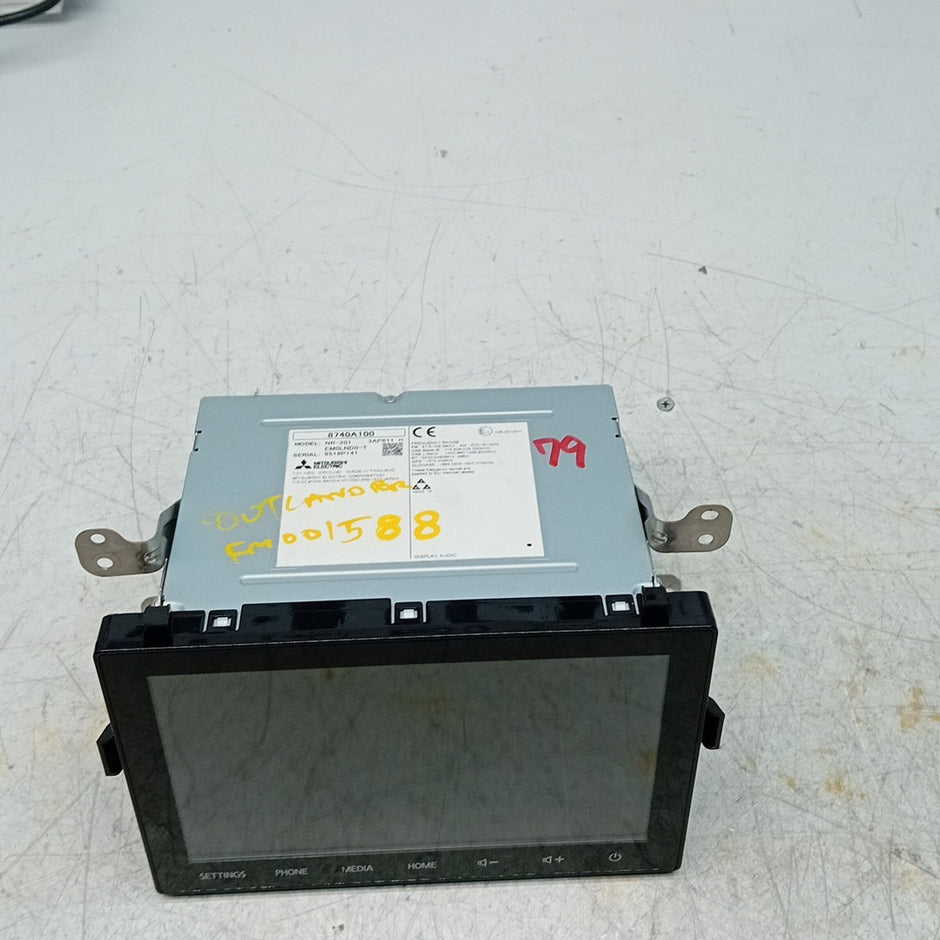 MITSUBISHI OUTLANDER 2018-2019 SAT NAV MULTIMEDIA SCREEN 8740A100 FM001588