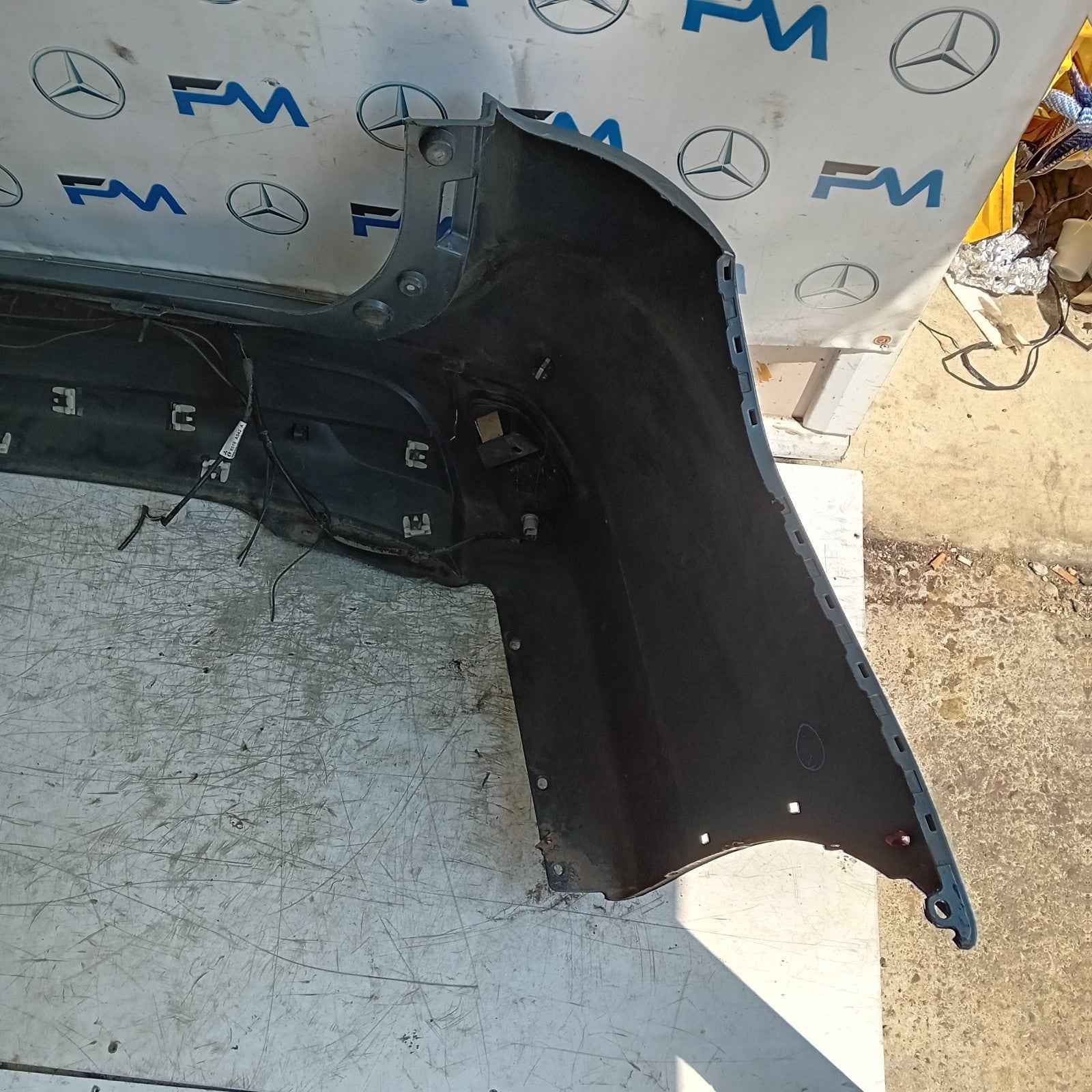 MITSUBISHI OUTLANDER MK3 REAR BUMPER GREY 2013 FMX111