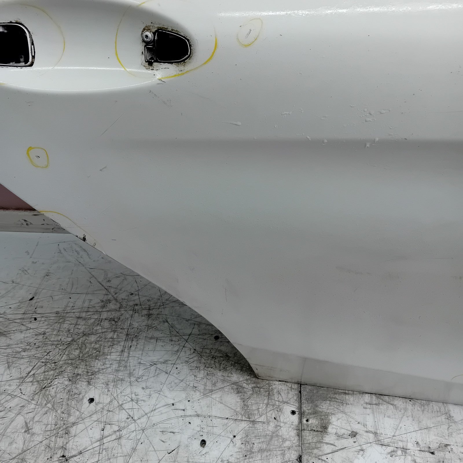 MERCEDES C-CLASS W205 SALOON DRIVER REAR DOOR OSR WHITE 2014ON COMPLETE FMD238