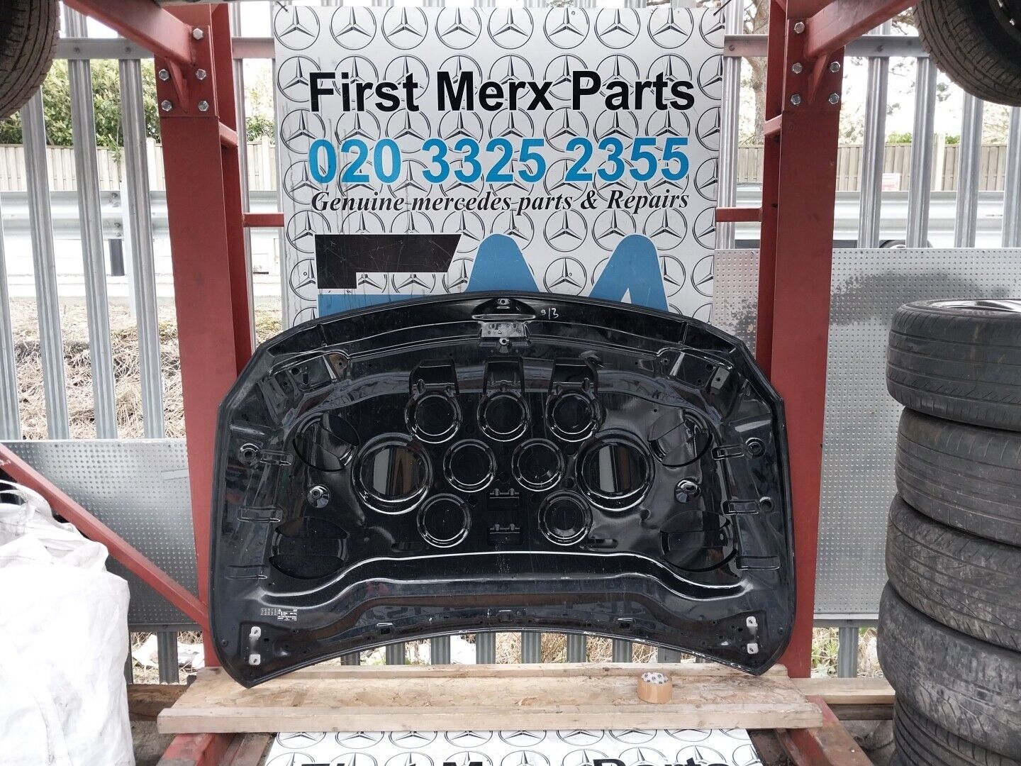 MERCEDES BENZ GLA CLASS 2013-2019 W156 FRONT BONNET HOOD IN BLACK 191 