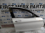 MERCEDES C-CLASS W205 SLN DRIVER FRONT DOOR OSF WHITE 2014 ON COMPLETE FMD329
