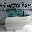 MERCEDES BENZ CLA W117 PASSENGER REAR DOOR NSR WHITE 2013-19 COMPLETE FMD199