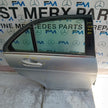MERCEDES C-CLASS W204 SLN DRIVER REAR DOOR OSR 2011 SILVER COMPLETE FMD490