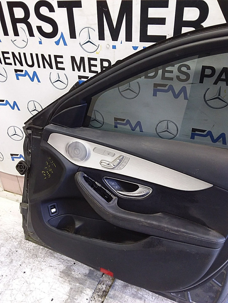 MERCEDES BENZ C-CLASS W205 SLN DRIVER FRONT DOOR OSF GREY 2014-21  FMD621
