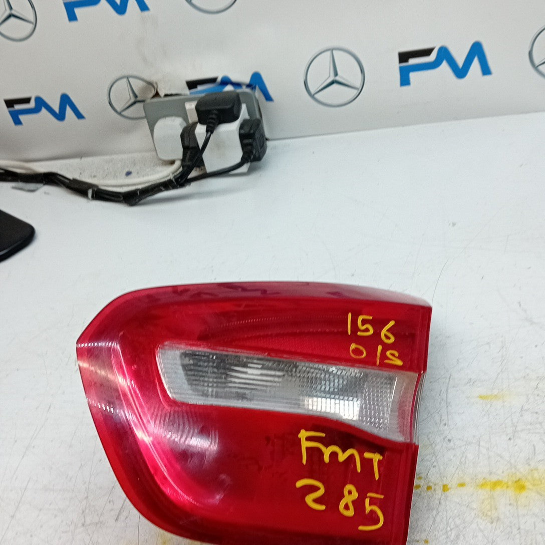 MERCEDES GLA X156 DRIVER RIGHT  REAR INNER TAIL LIGHT A1569060458 2017 FMT285