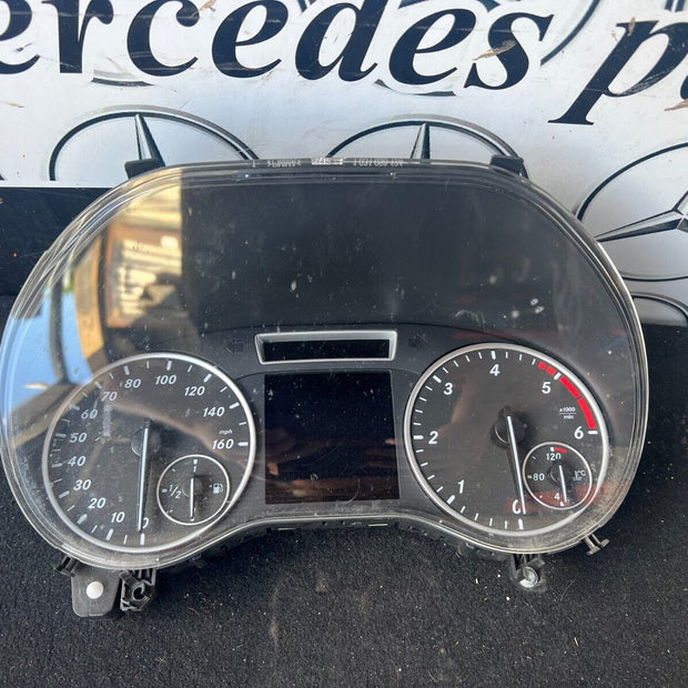 MERCEDES BENZ B-CLASS 246 SERIES 2011-2018 SPEEDOMETER/INSTRUMENT CLUSTER