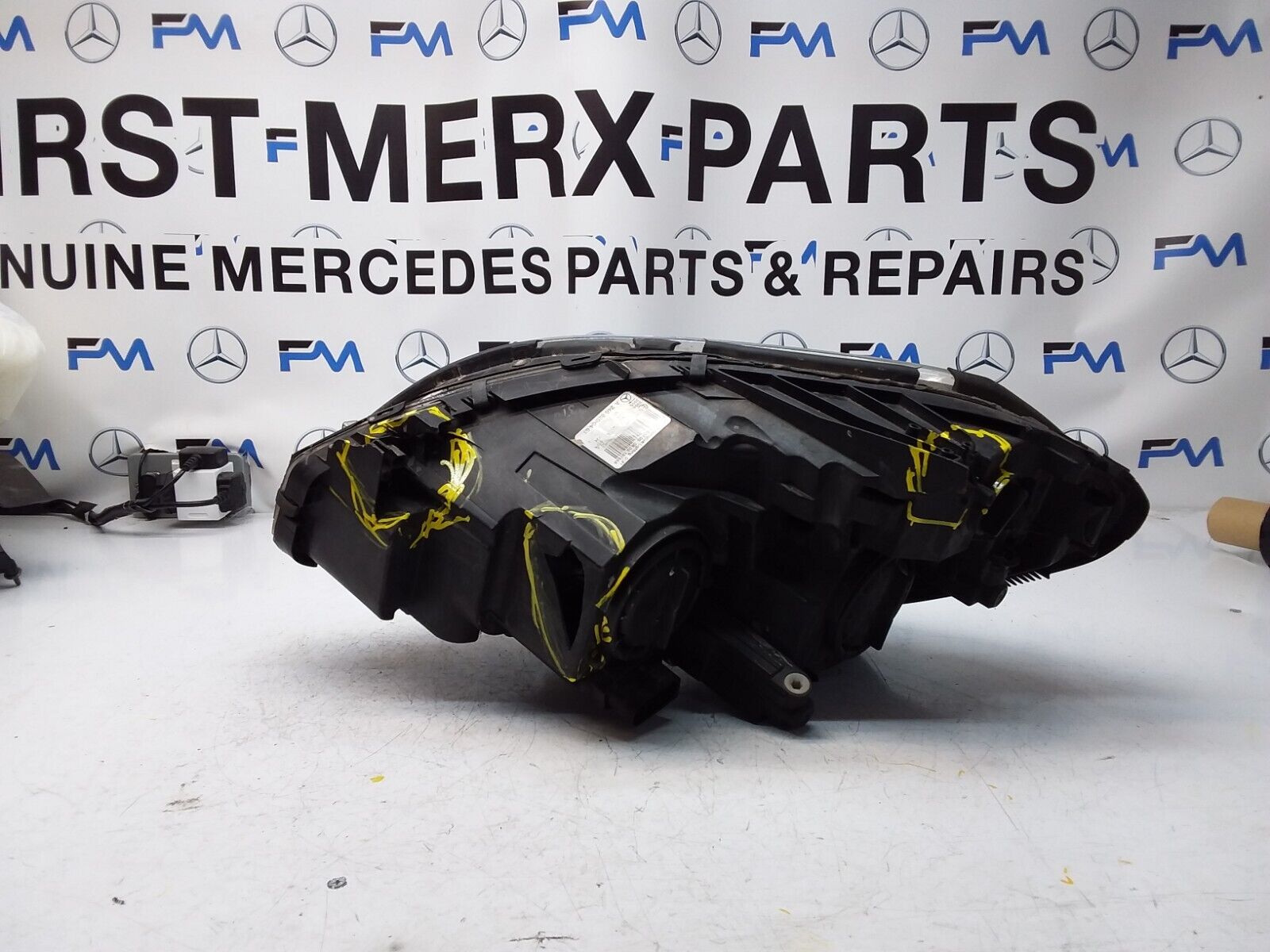 2012 MERCEDES B-CLASS W246 HEADLIGHT DRIVER OS A2468200461 FMH125 (DAMAGED)