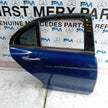 MERCEDES C-CLASS W205 DRIVER REAR DOOR NSR 2014 ON BLUE COMPLETE FMD384