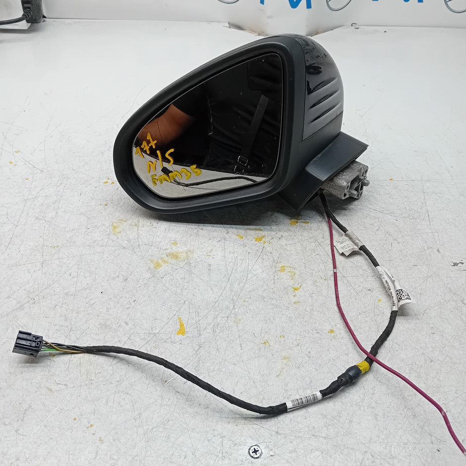 MERCEDES A-CLASS  W177 PASSENGER SIDE WING MIRROR A1778104304 BLACK FMM35