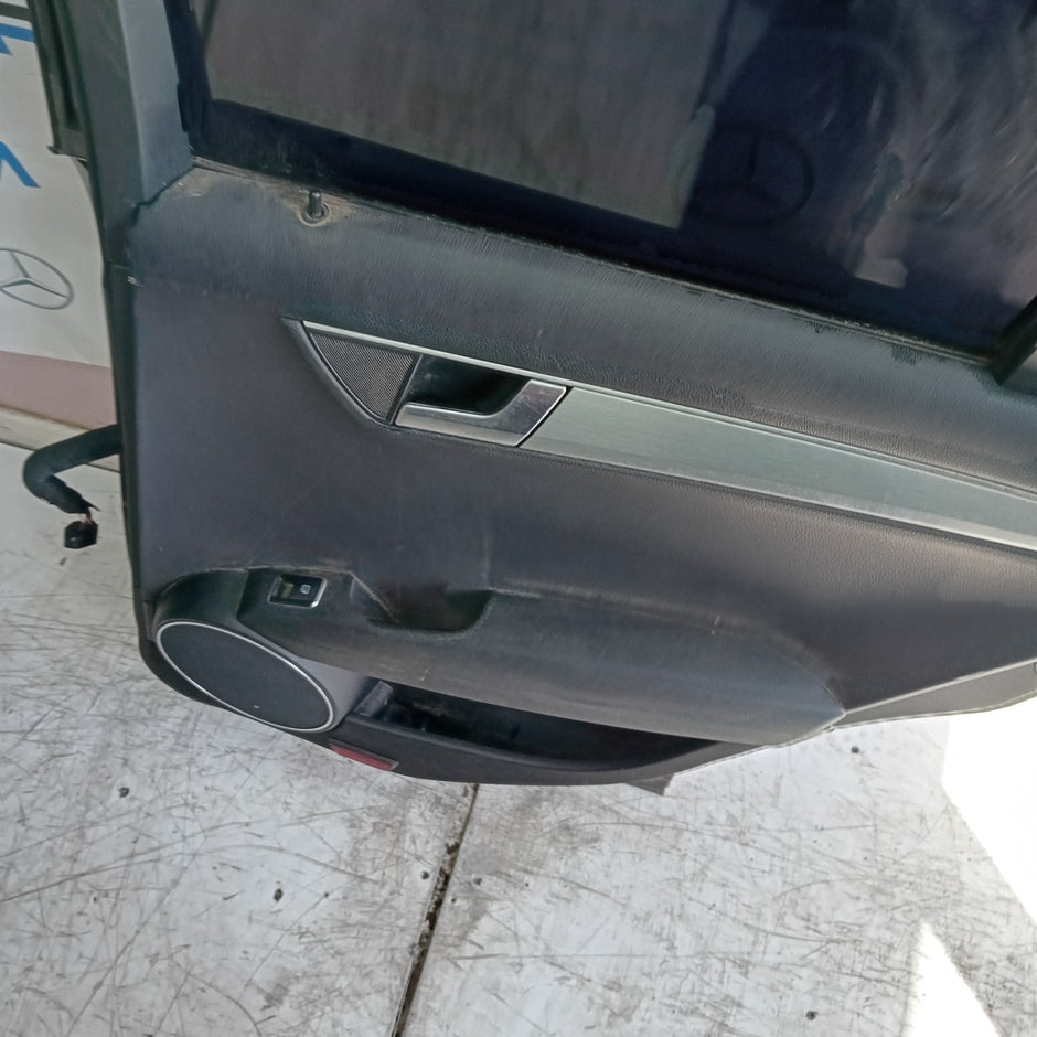 MERCEDES C-CLASS W204 DRIVER REAR DOOR OSR GREY 2008-14 FMD231