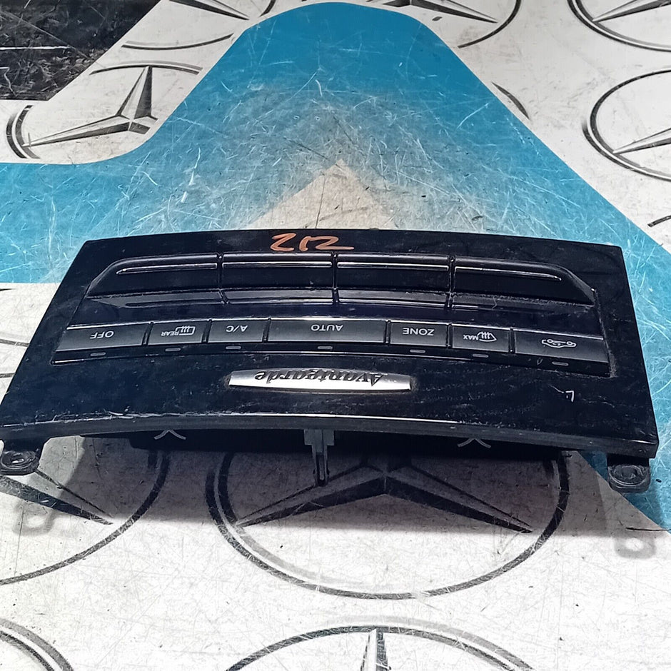 MERCEDES BENZ E CLASS MK4 2009-2012 HEATER CLIMATE CONTROL PANEL A2129004607